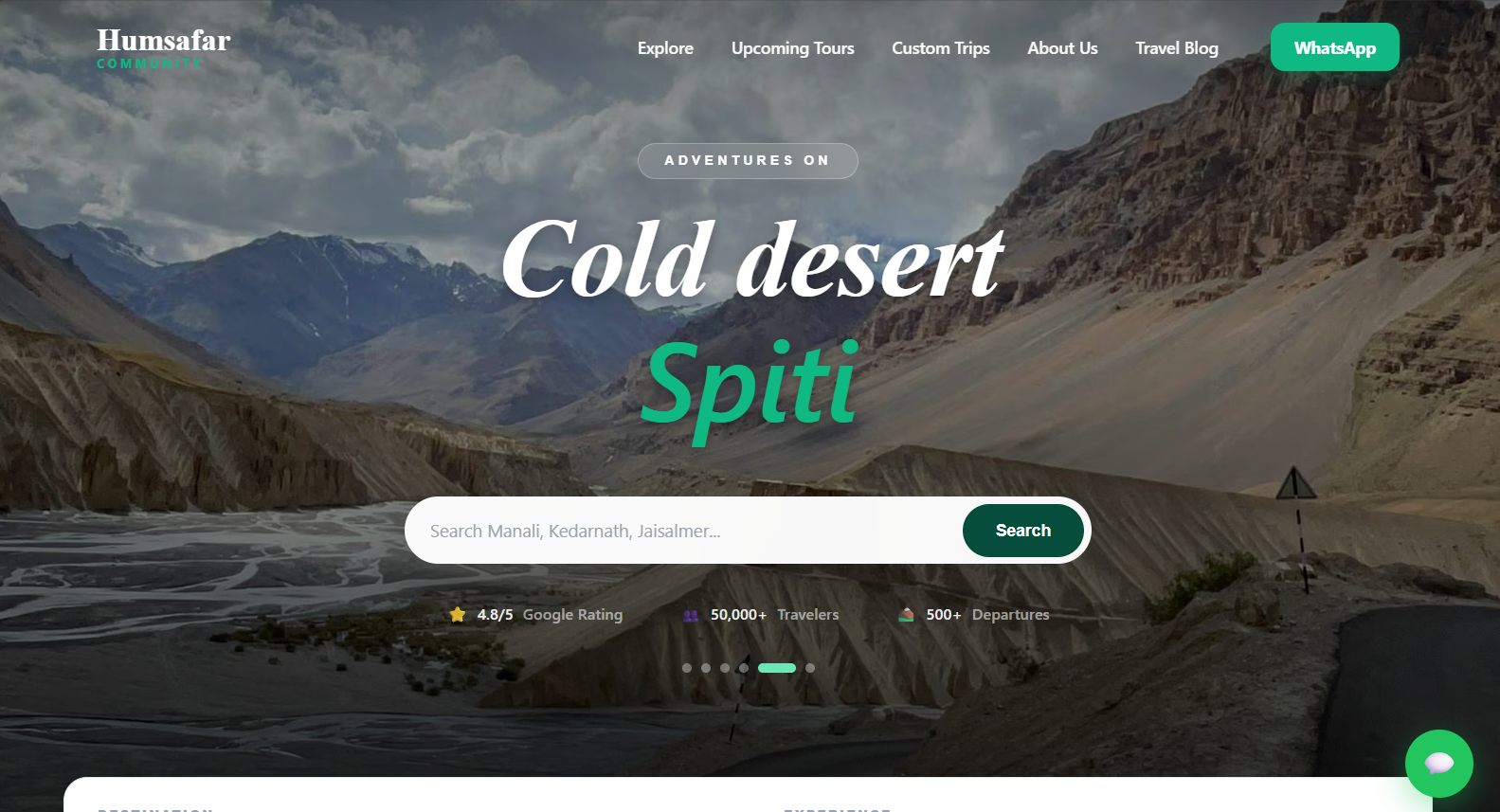 Humsafar Community Website Preview